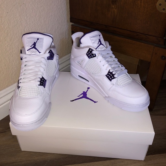 fake jordan 4 metallic purple